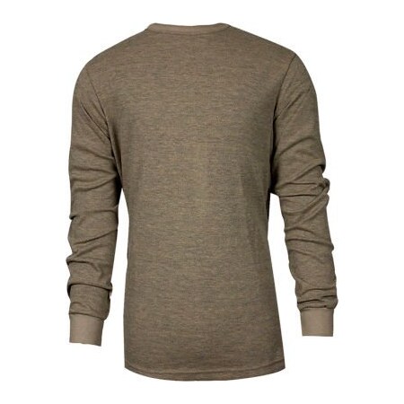 National Safety Apparel TECGEN CC Flame Resistant Long Sleeve T-Shirt, S, Tan, C541NTNLSSM